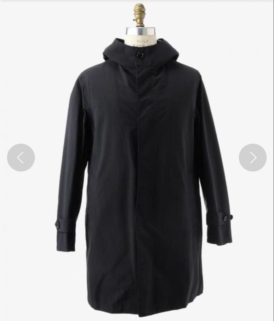 定価53900 UNITED ARROWS UDETラミネートフーデットコート