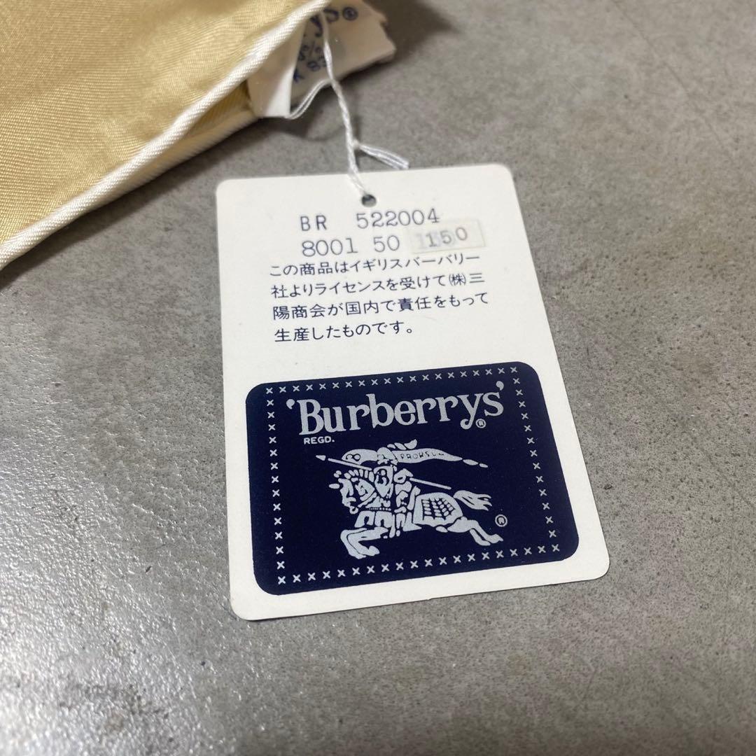 タグ付き BURBERRYS バーバリーズ シルク スカーフ ノバチェック