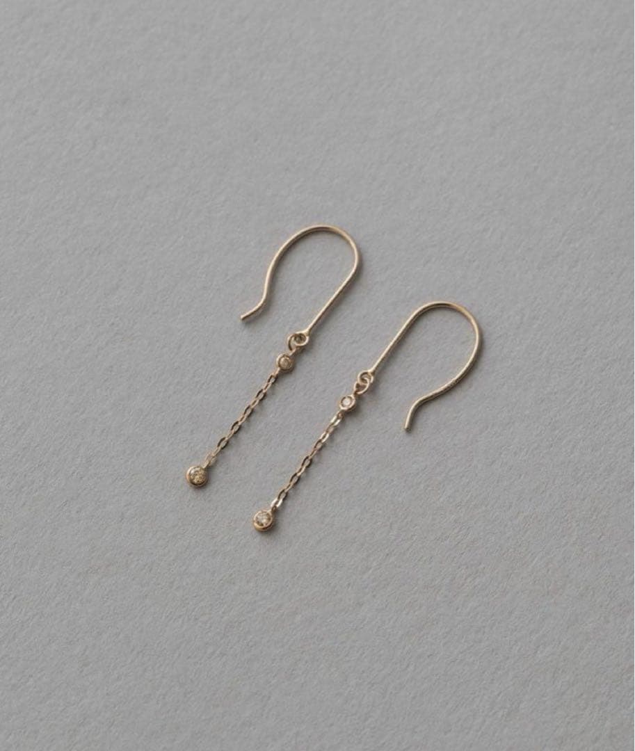 ブラウンダイヤモンドピアス