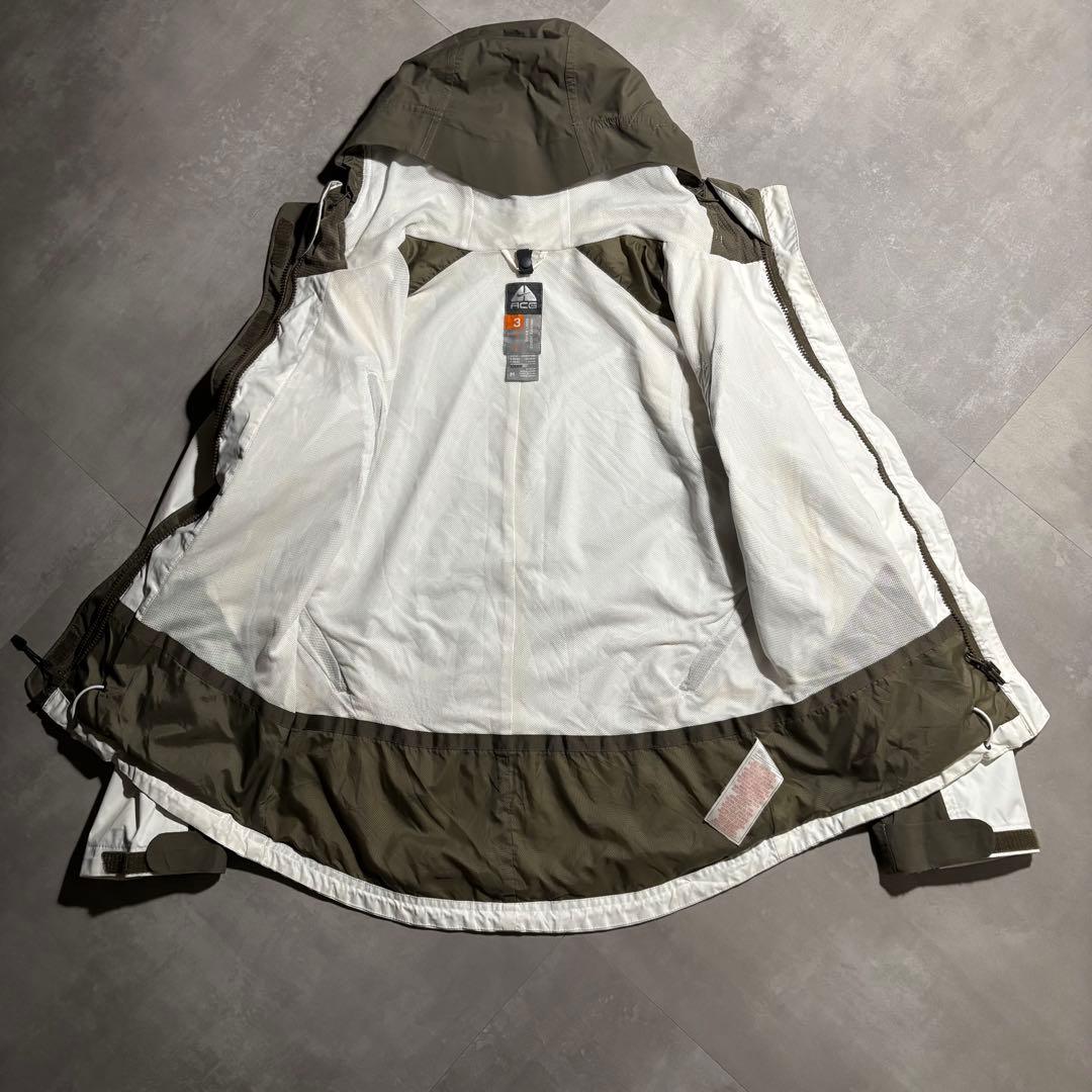 00s NIKE ACG ナイキ　マウンテンパーカー　ナイロンジャケット　白