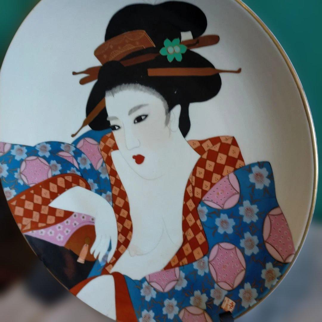 浮世絵・美人画・春画・飾り皿・絵皿・源六窯