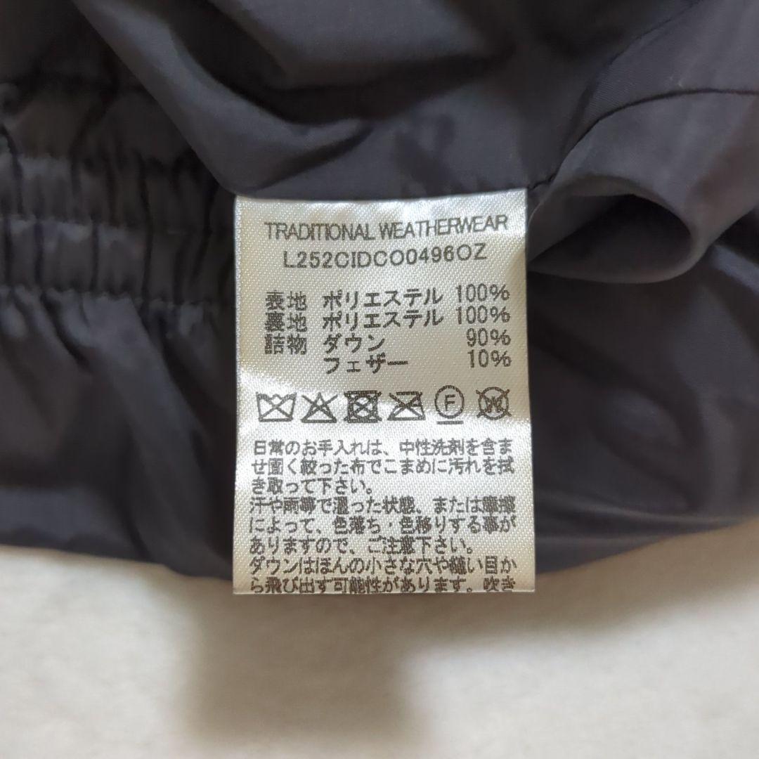 未使用級 36 2025年 トラディショナルウェザーウェア ダウンジャケット金釦