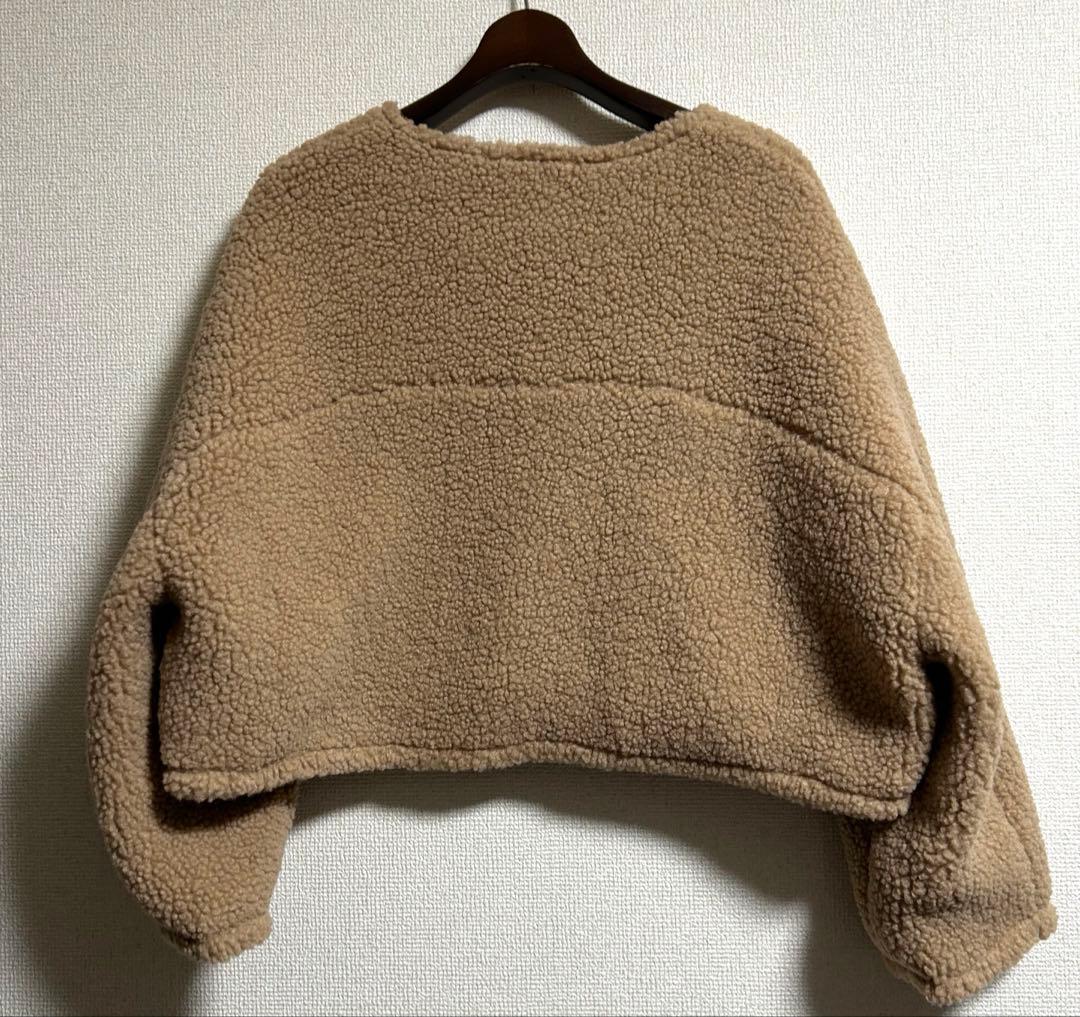 イアパピヨネ　スミスタイル　ボアブルゾン付き3WAY馬刺繍コート