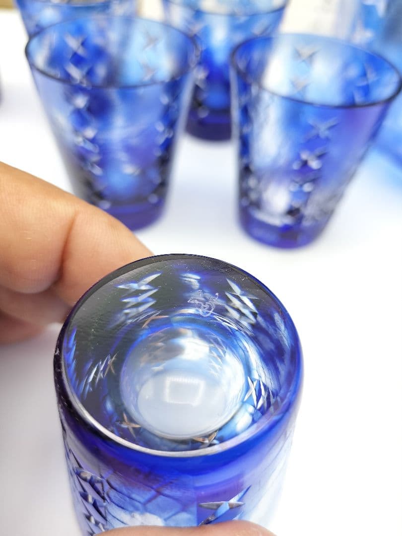 超希少品☆カガミクリスタル 各務満 デキャンタセット（切子、江戸切子、薩摩切子）