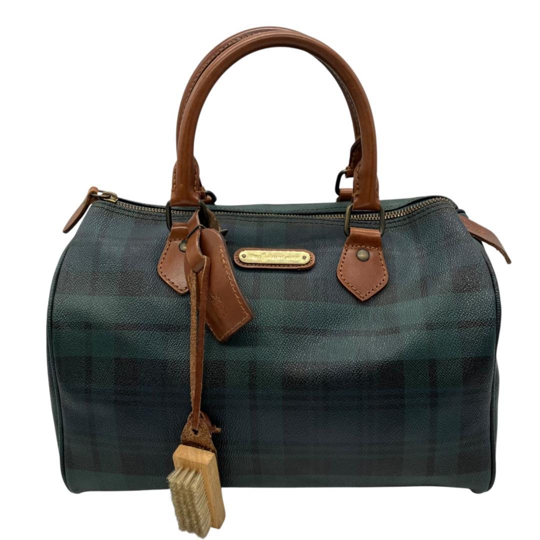 POLO RALPHLAUREN ミニボストンバッグ ブラックウォッチ 1405