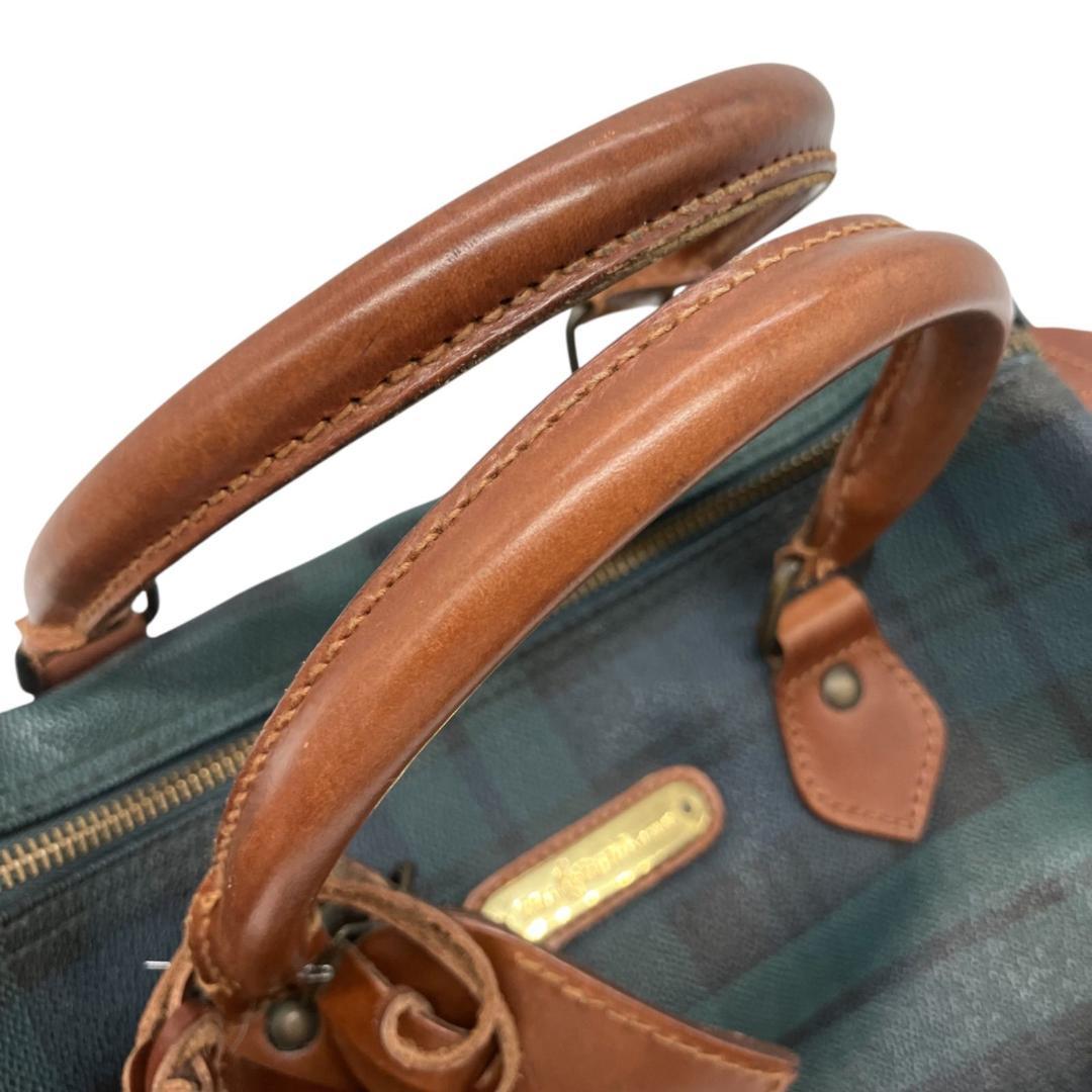 POLO RALPHLAUREN ミニボストンバッグ ブラックウォッチ 1405