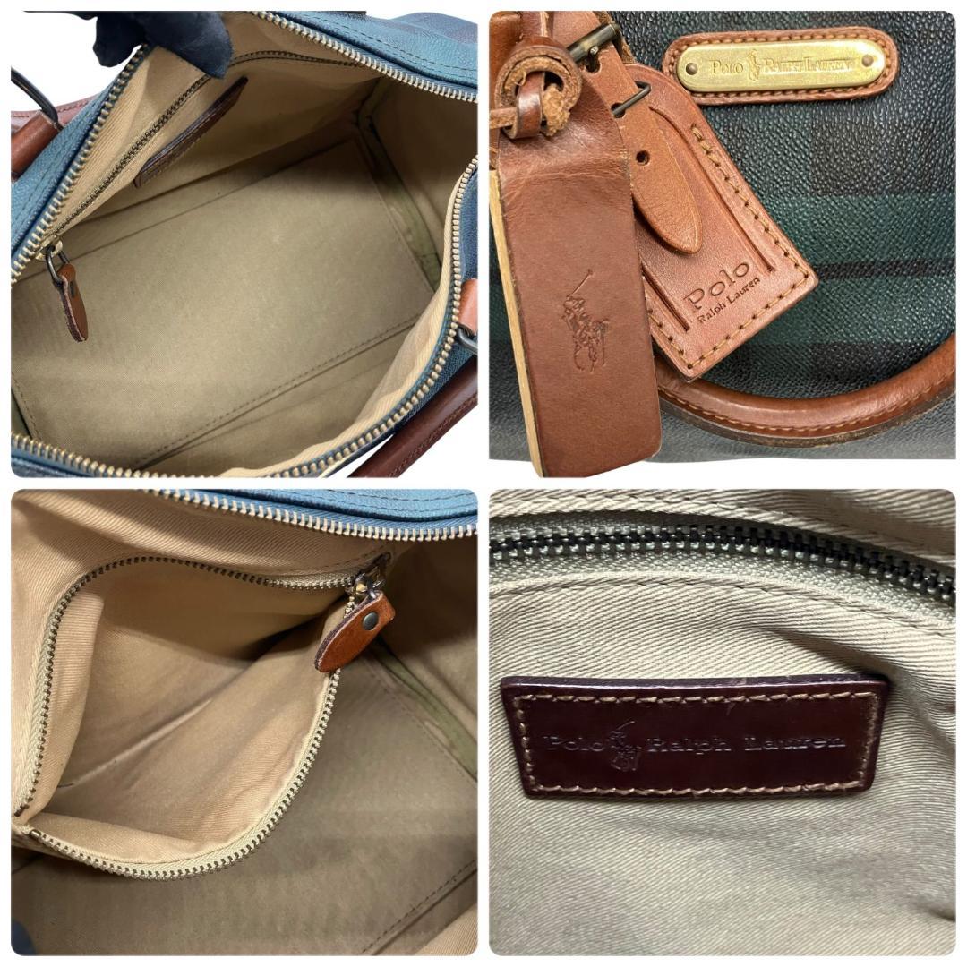 POLO RALPHLAUREN ミニボストンバッグ ブラックウォッチ 1405