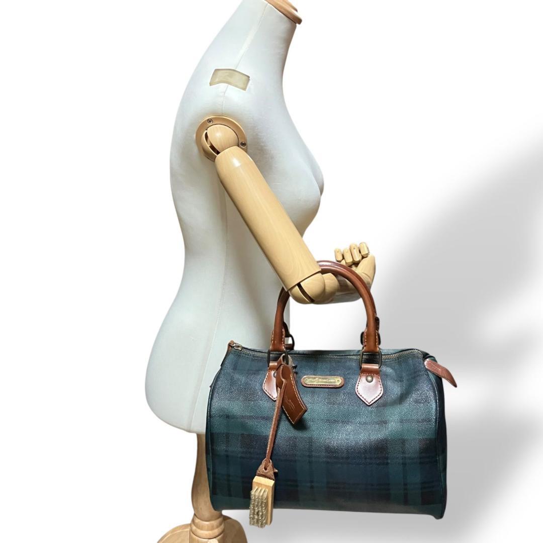 POLO RALPHLAUREN ミニボストンバッグ ブラックウォッチ 1405