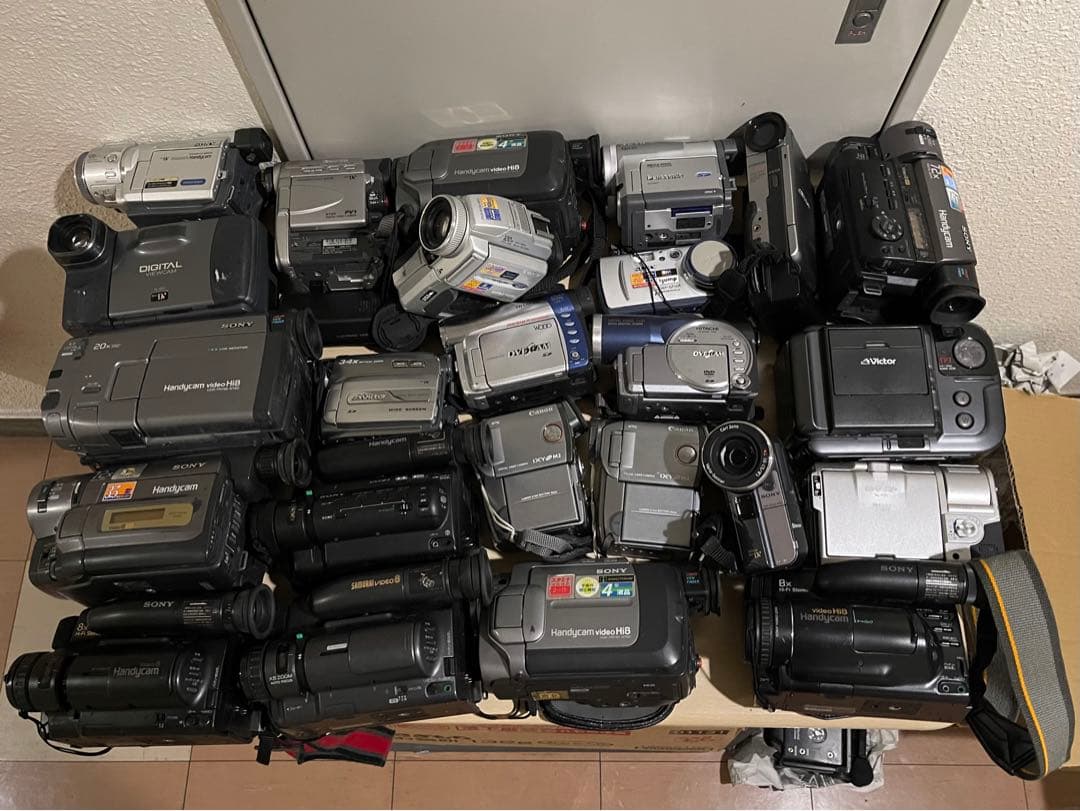 24台ビデオカメラまとめ売り