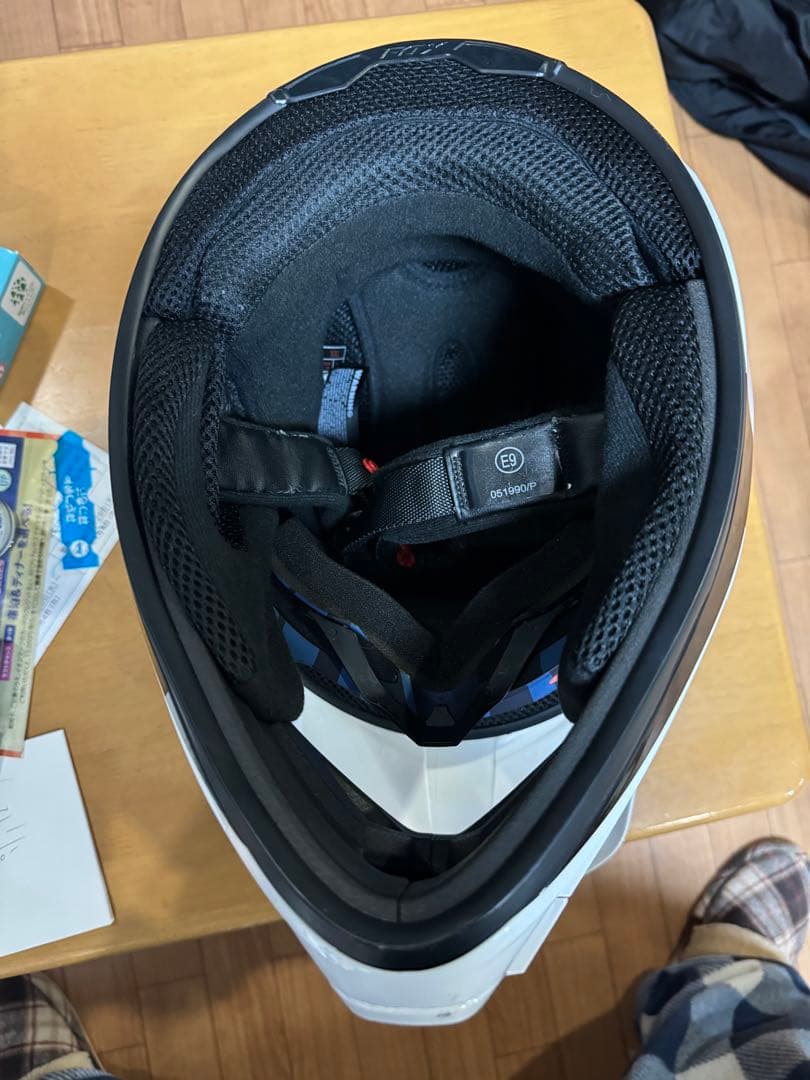 FOX V1 レース ヘルメット　ゴーグル付き　極上