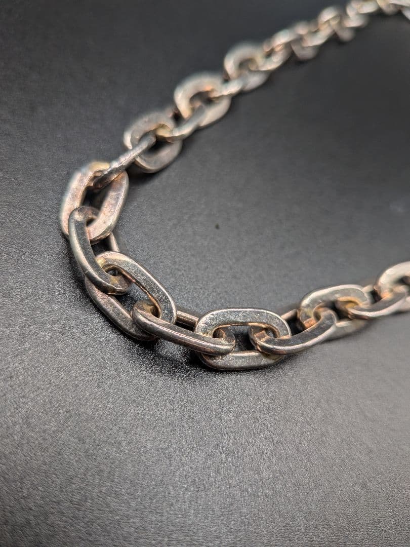 Sterling Silver 純銀・60グラムSV925刻印チェーンネックレス