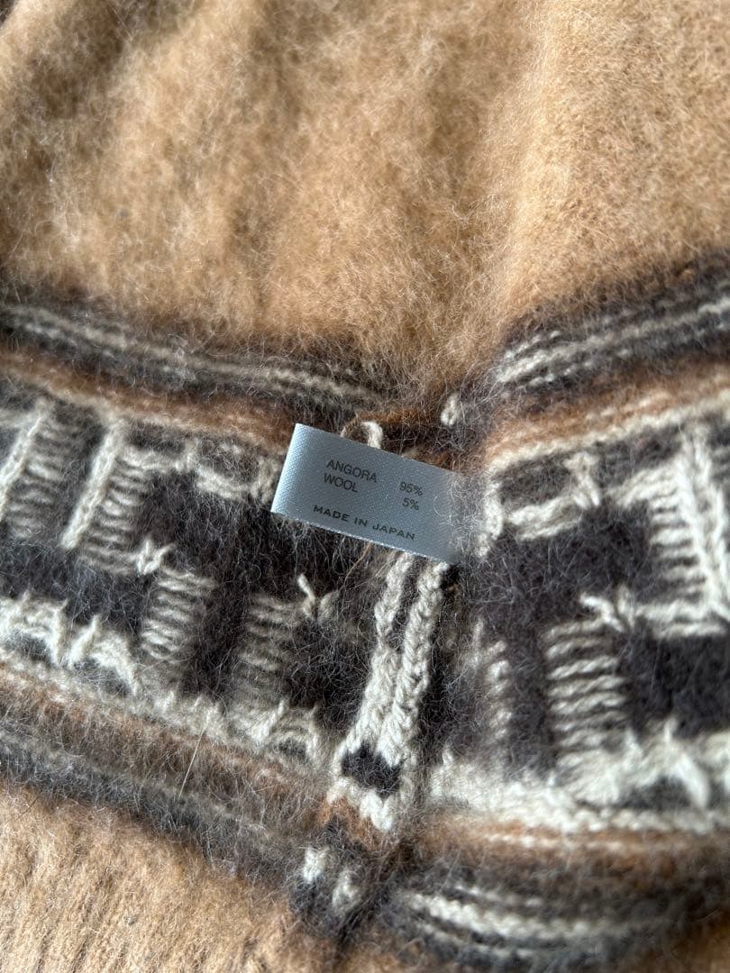 激レア　稀少　ナンバーナイン　ジョージ期　アンゴラニットカーディガン