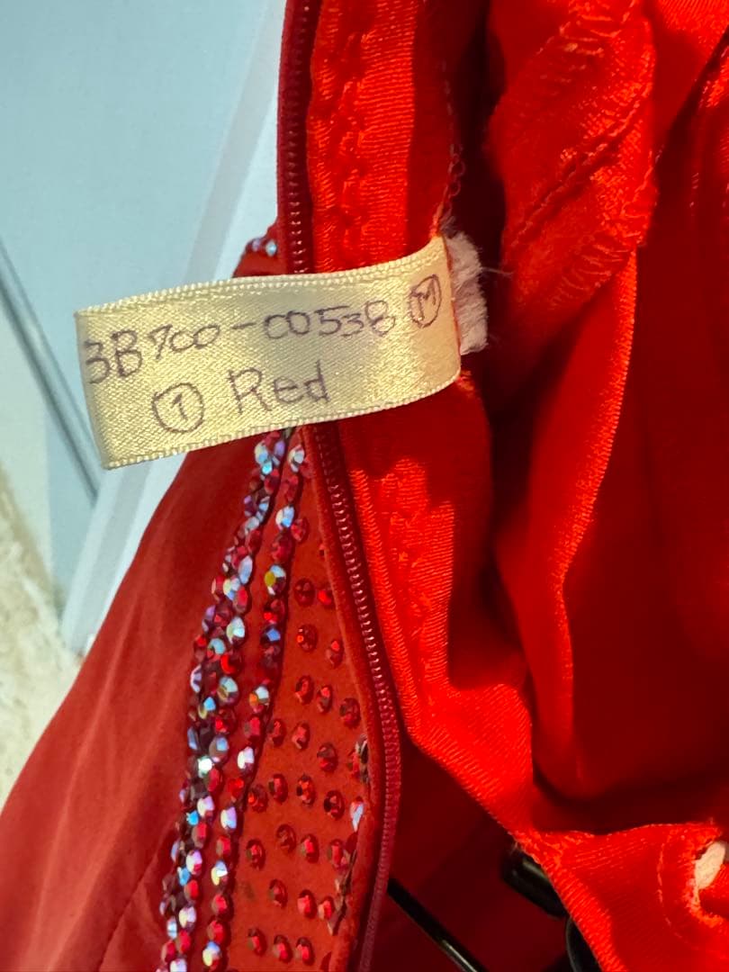 ダンスドレス　レッド