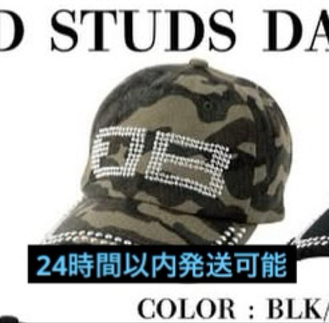 BD STUDS DAMAGE CAP CAMO カモ柄