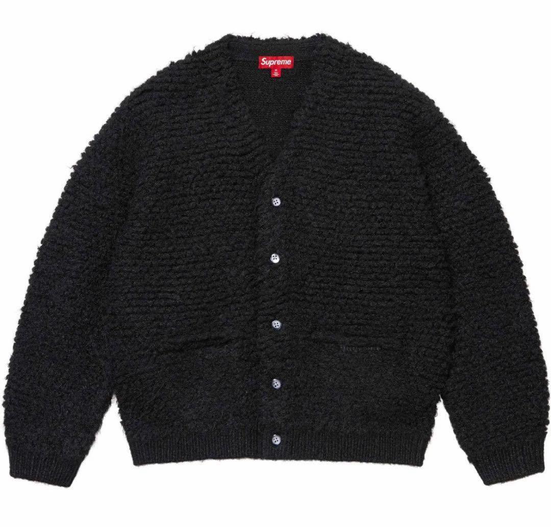 トップス Supreme Textured Knotted Cardigan Black