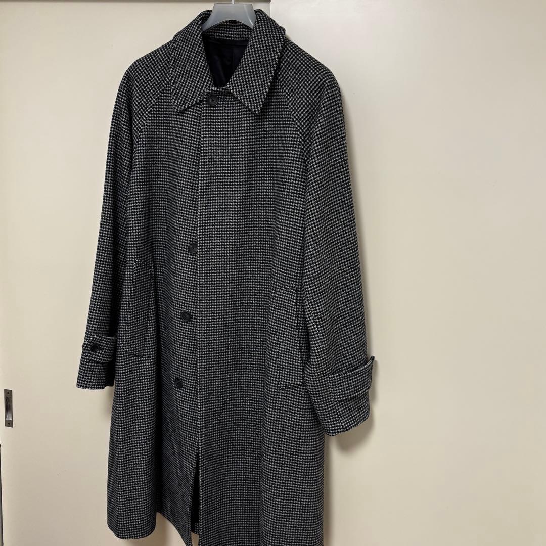 ユナイテッド・アローズ　ウール混合 ステンカラーコート　バルマカーン コート