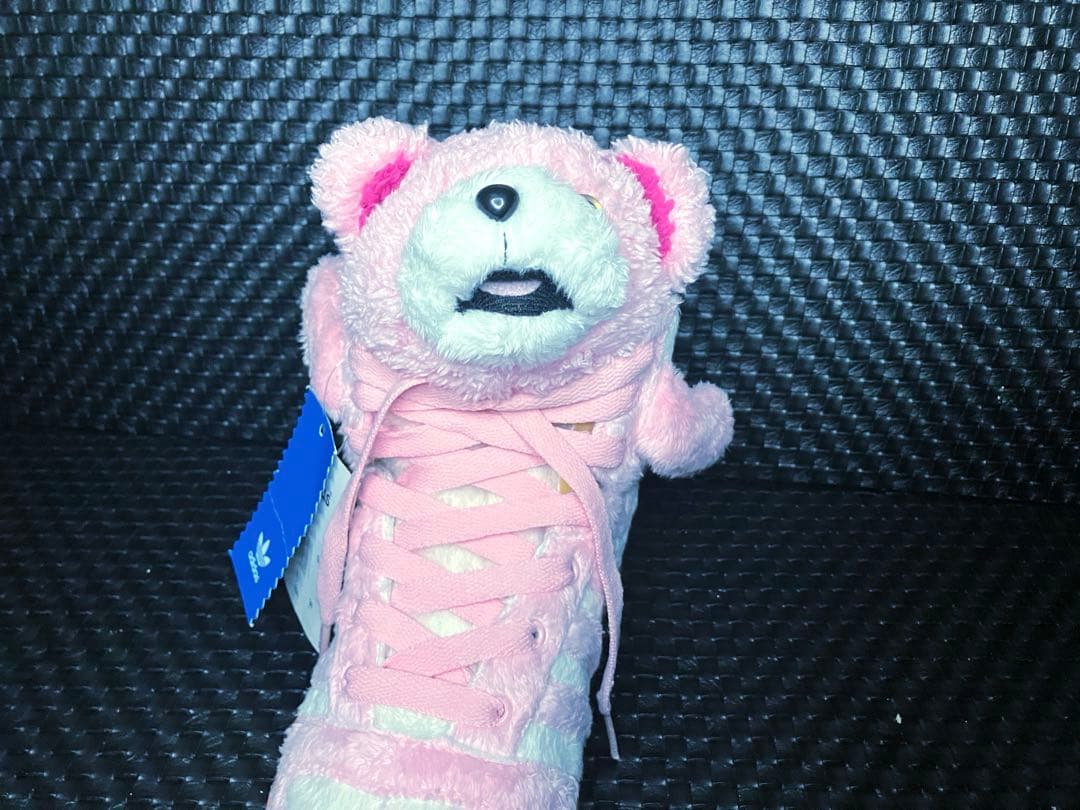 アディダス adidas ジェレミー・スコット ハイカット　クマ　ピンク