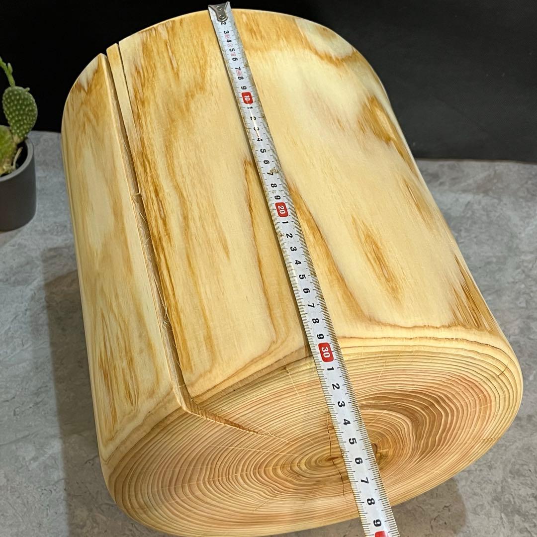 1072 切り株　丸太　スツール　ディスプレイ台　丸太椅子　チェア　インテリア