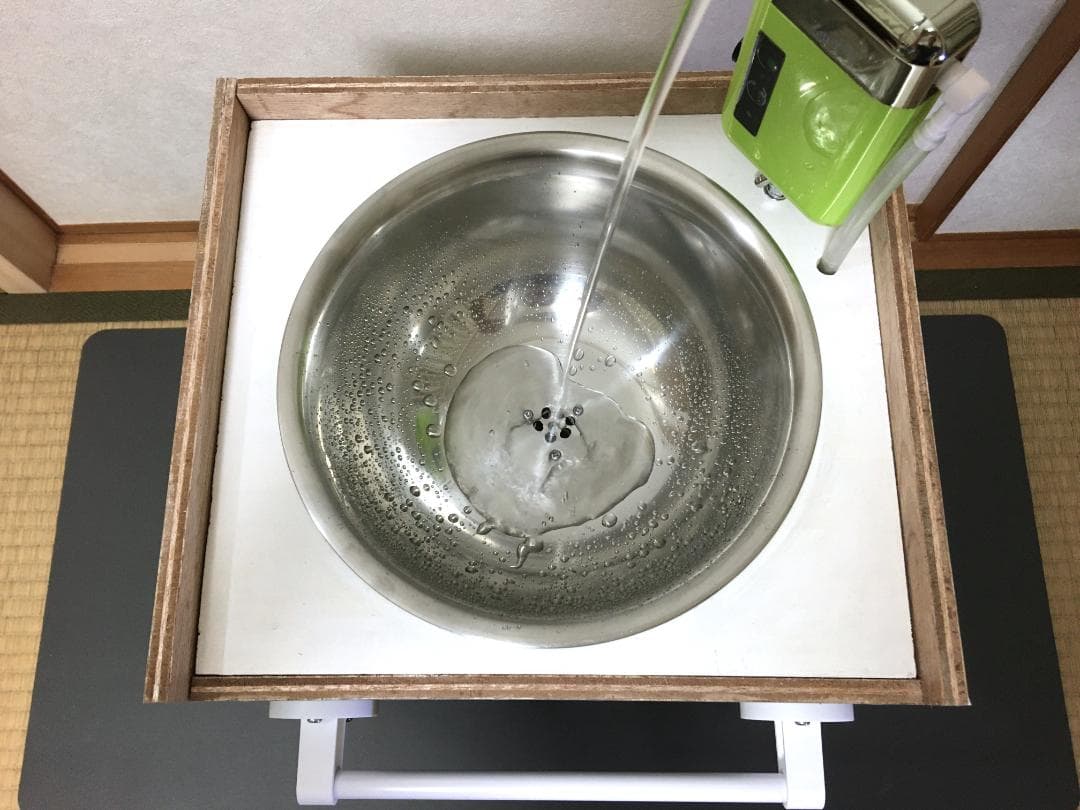 車中泊用シンク、ギャレー5L ブラック大理石（ウォーターポンプは付属しません）