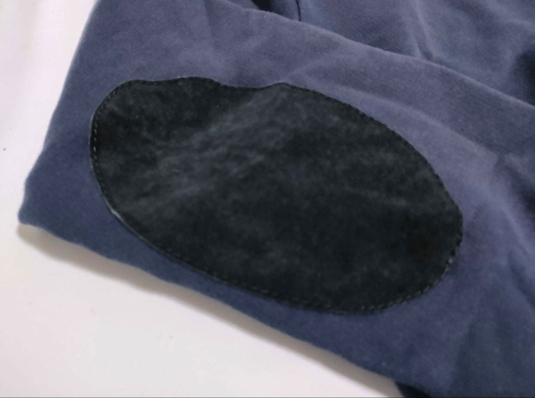 【美品】メゾンマルジェラ　エルボ　パッチ　トレーナー　トップス　ネイビー