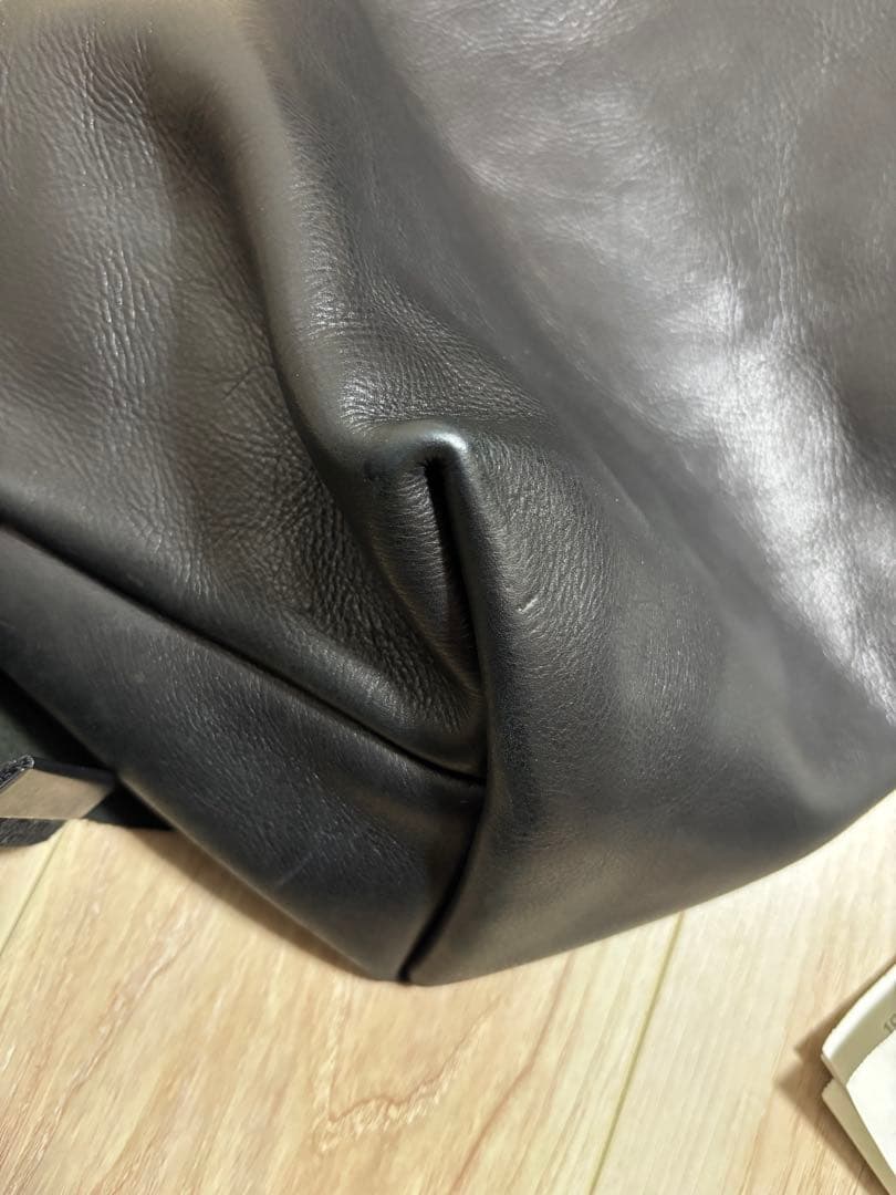 Uni＆co. メッセンジャーバッグ　オールレザー ブラック　黒　メンズ