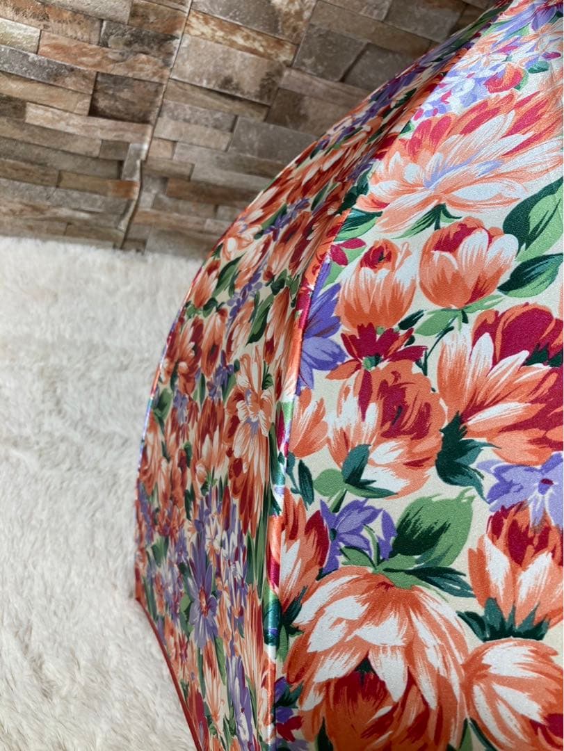 Christian Dior クリスチャンディオール　長袖　赤　花柄