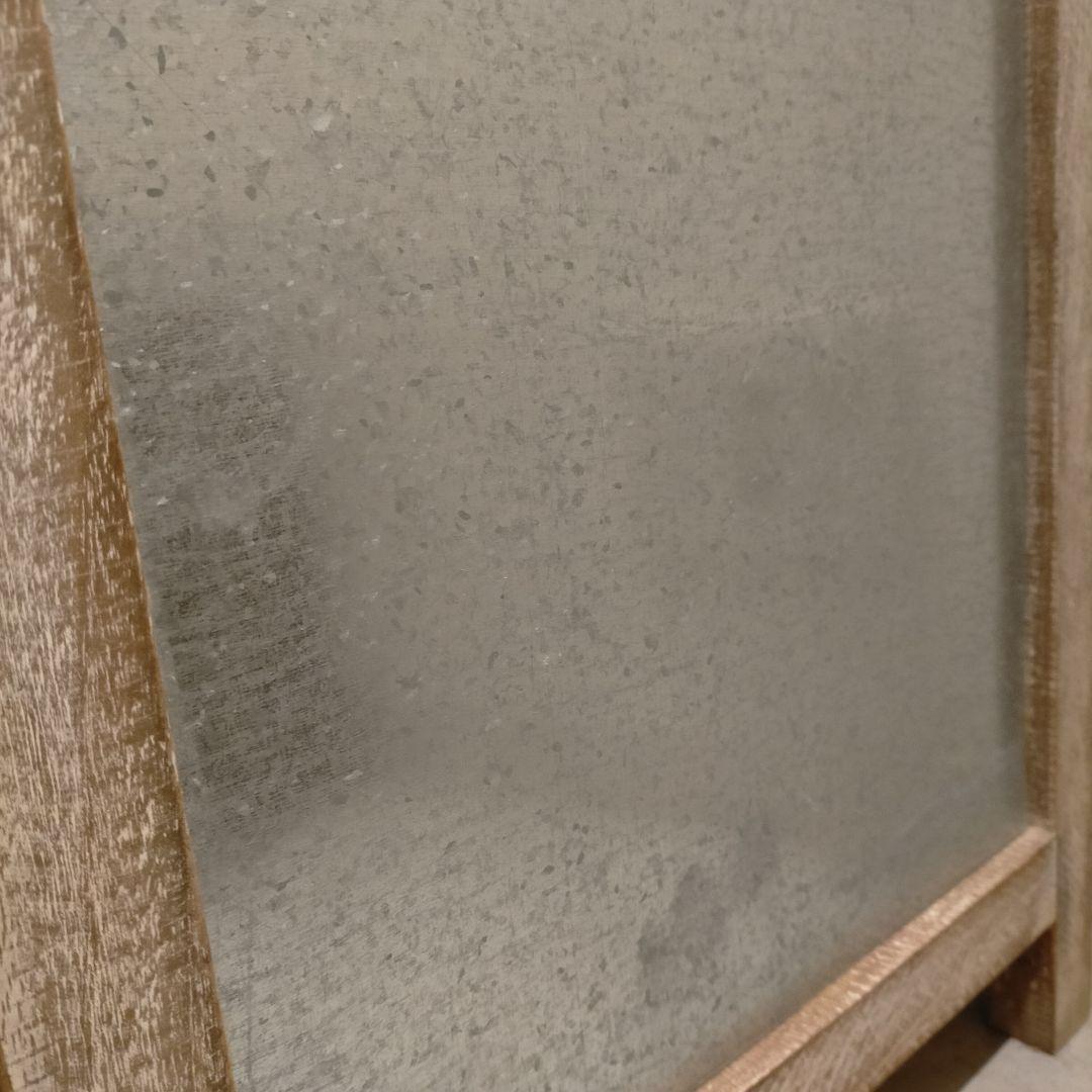 シャビー ヴィンテージテイスト 無垢材 3連 パーテーション