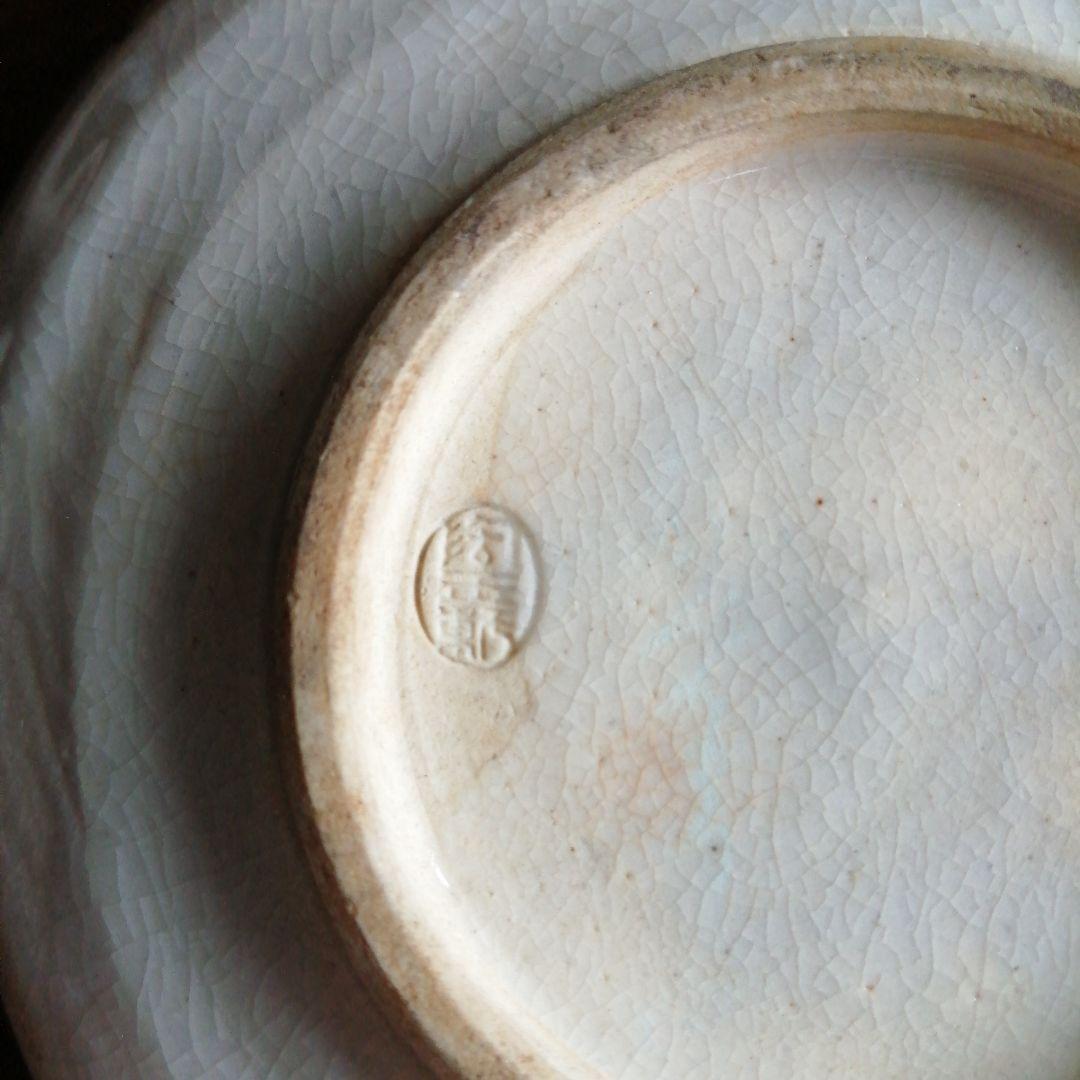 瀬戸焼　黒織部向付　5客　13.8cm　昭和初期〜中期