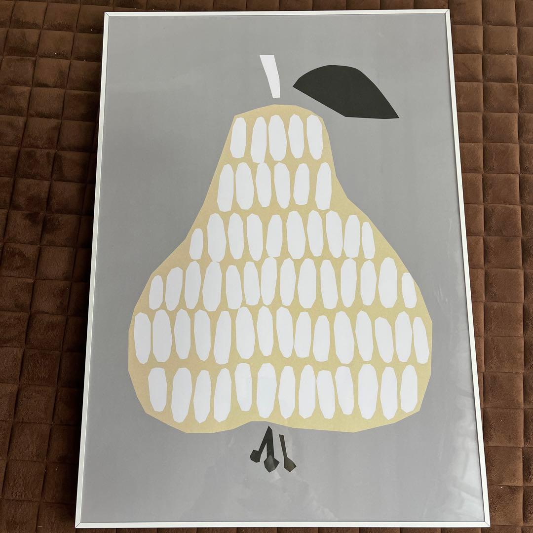 フレーム付　洋梨　ポスター