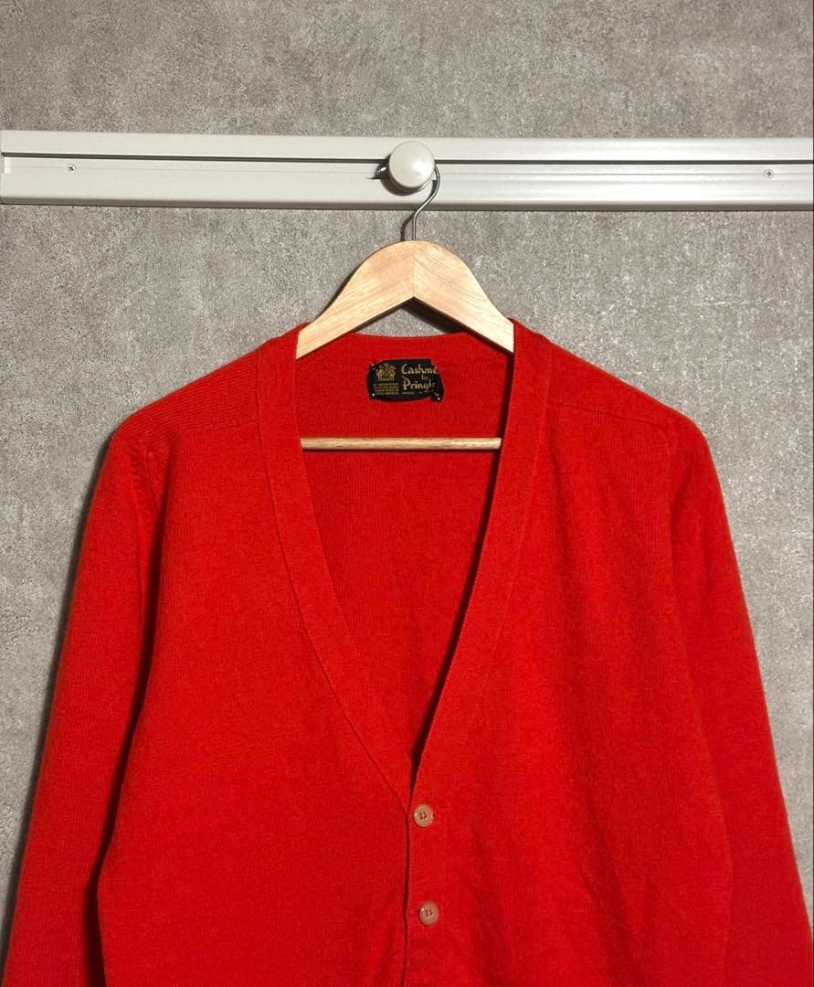 70S Pringle of SCOTLAND カシミヤ100% カーディガン
