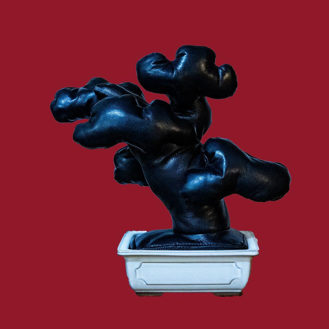 レザー盆栽　leather BONSAI 五葉松