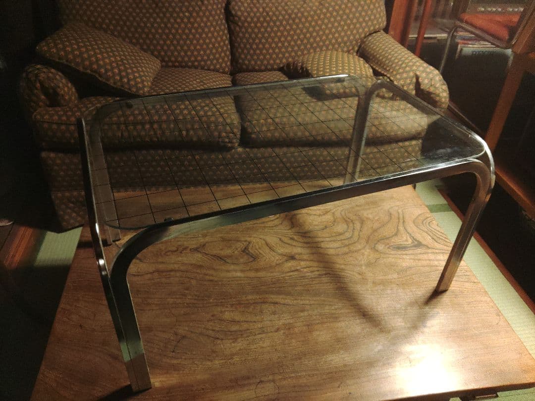ミッドセンチュリー　ポストモダン　スペースエイジ　コーヒーテーブル　ヴィンテージ