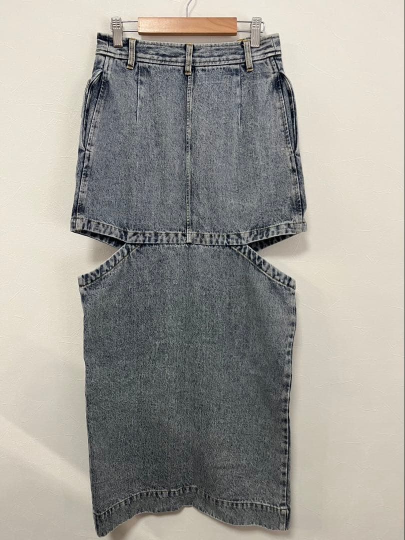 thingsthatmatter ノッチワーク デニムスカート サイズ2