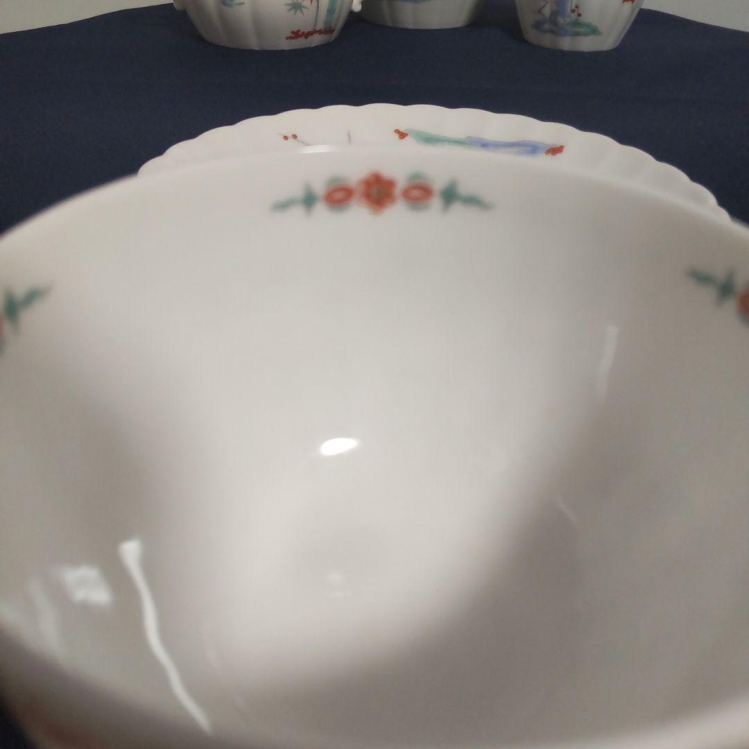 高級 深川製磁 酒井田柿右衛門写 色絵 カップ＆ソーサー ポット 食器セット