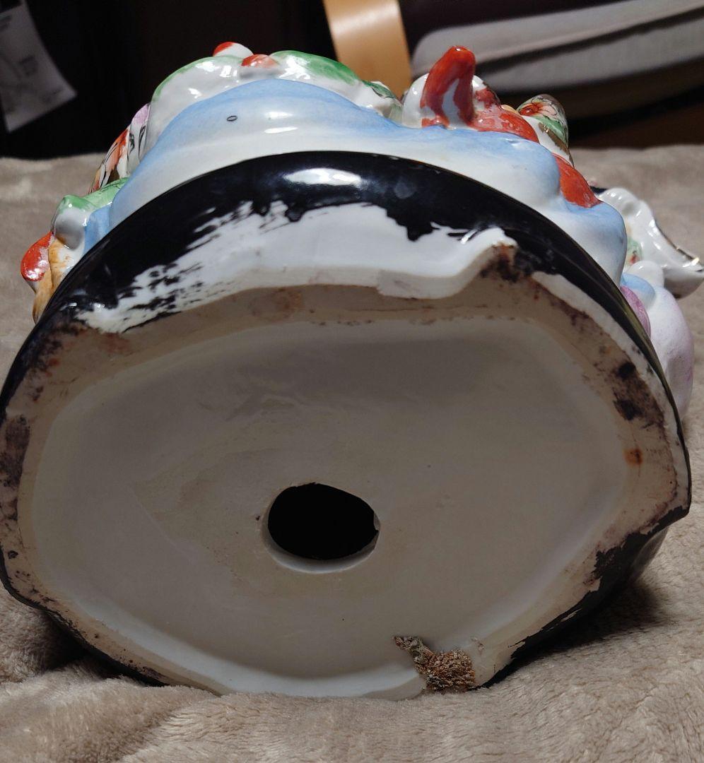 七福神の陶器製 置物 縁起物 飾り物 インテリア 中国