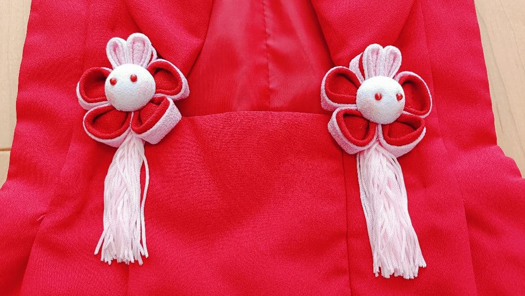 七五三着物セット うさぎモチーフ ハンドメイド小物付き キャサリンコテージ