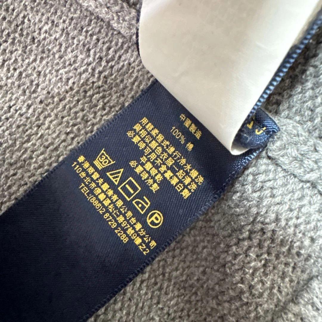 ✨美品✨ ポロラルフローレンニットセーター ビックポニー　ジップアップ