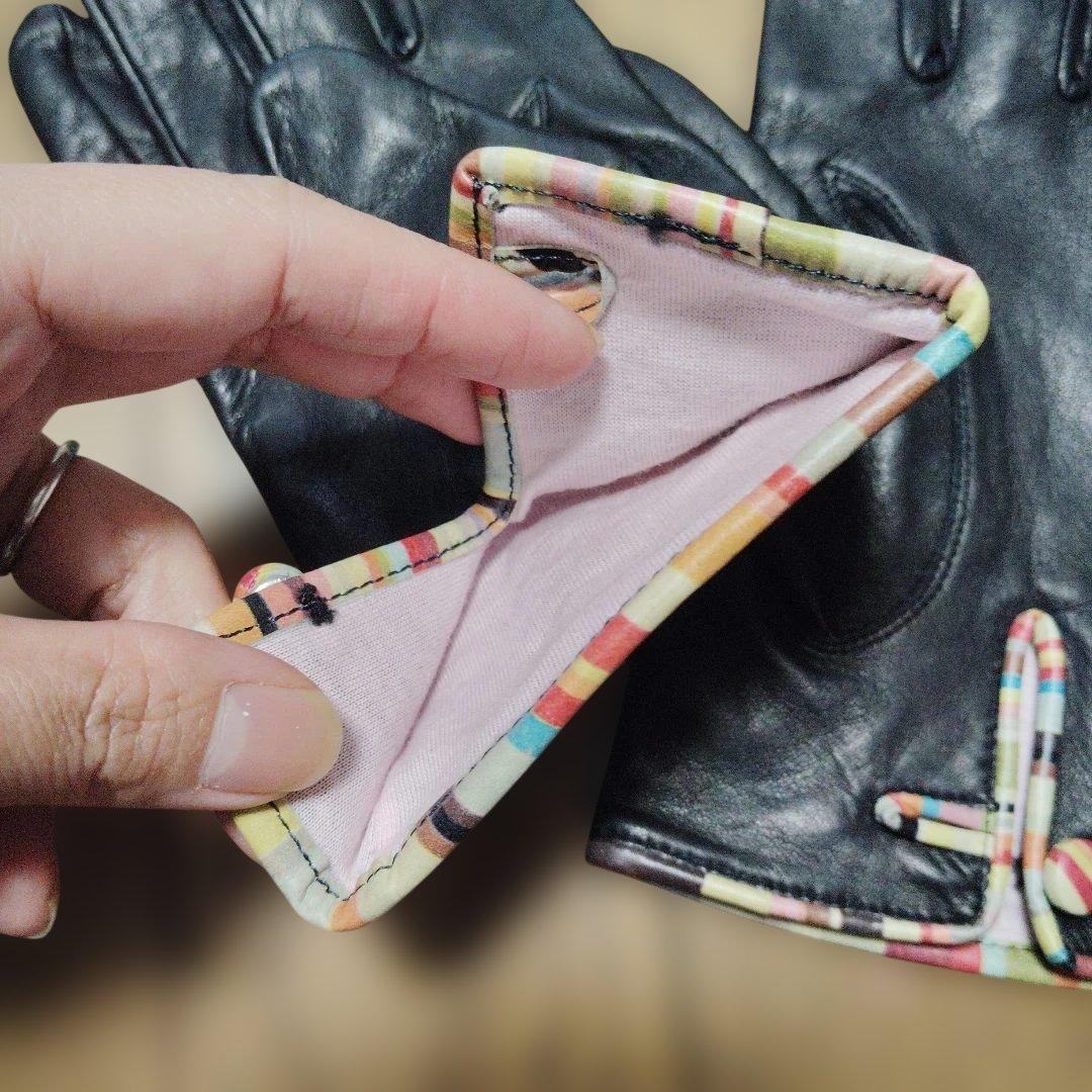 ポールスミス アーティストストライプ　手袋　グローブ