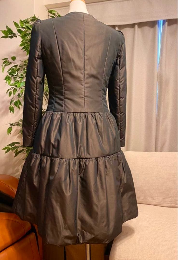 Rene 34 マシュマロ　コート ダークブラウンロング　コート　ダウン　茶