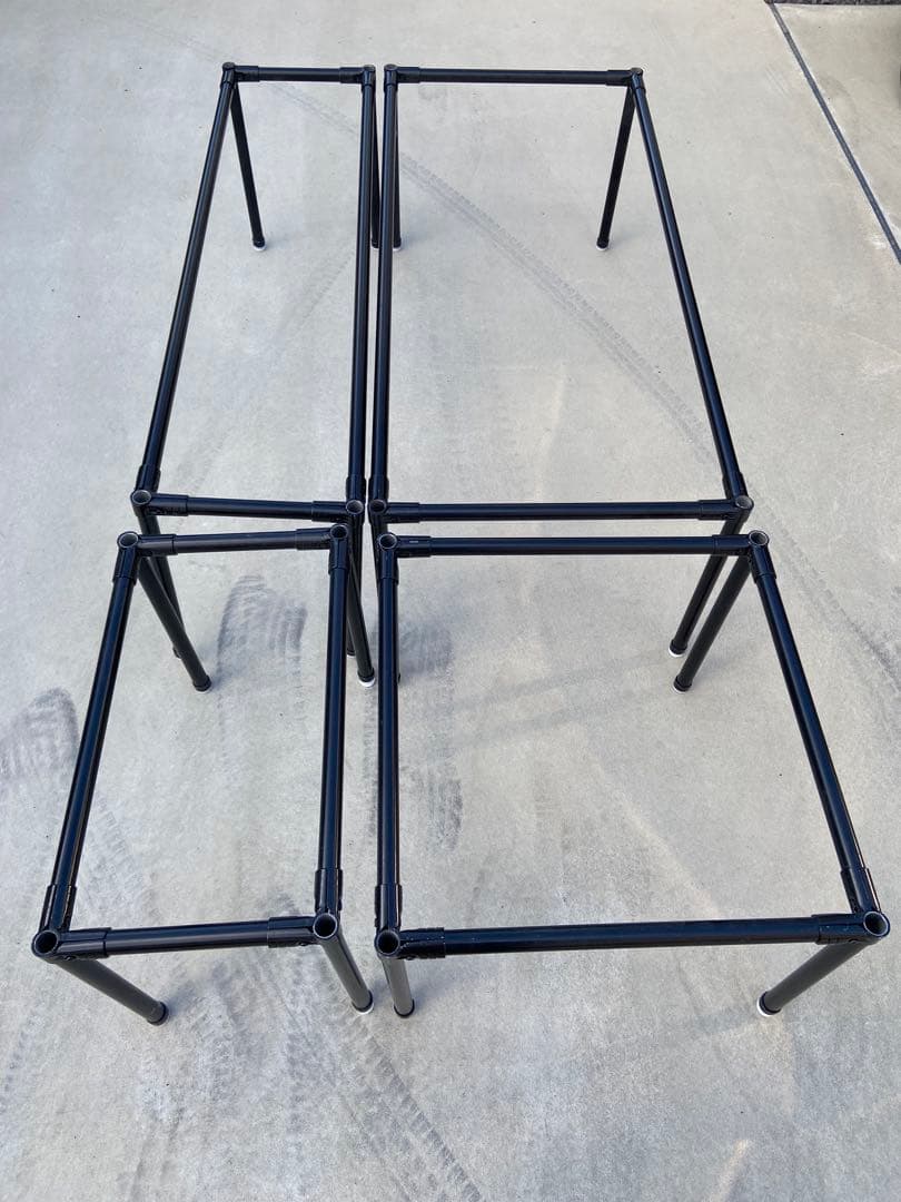 車中泊ベッド　イレクターパイプ