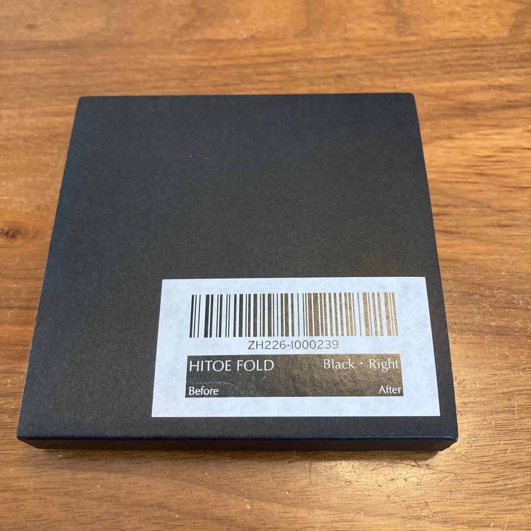 Hitoe® Fold - Liscio - ブラック 右利き用