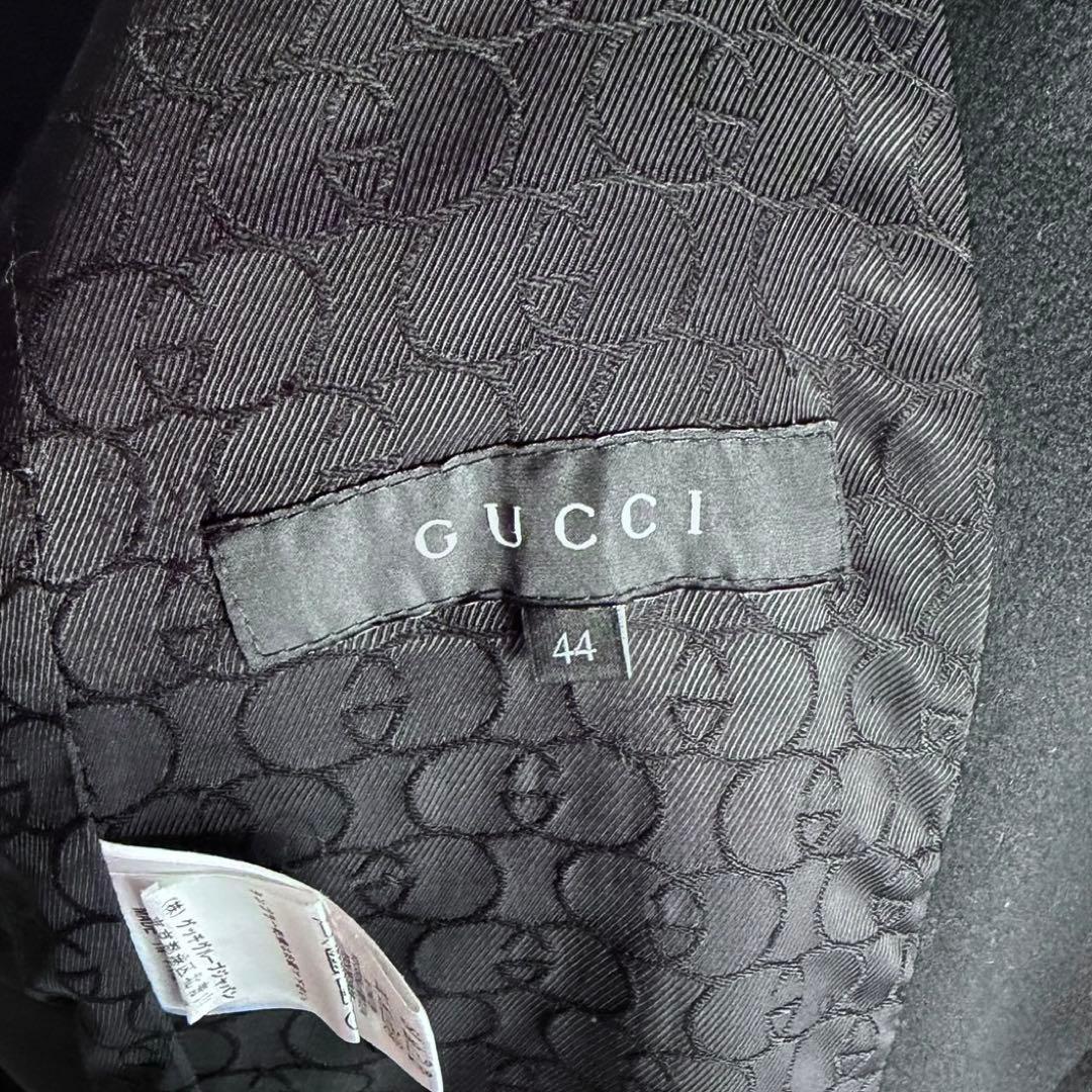 GUCCI ブラック チェスターコート イタリア製 IT44
