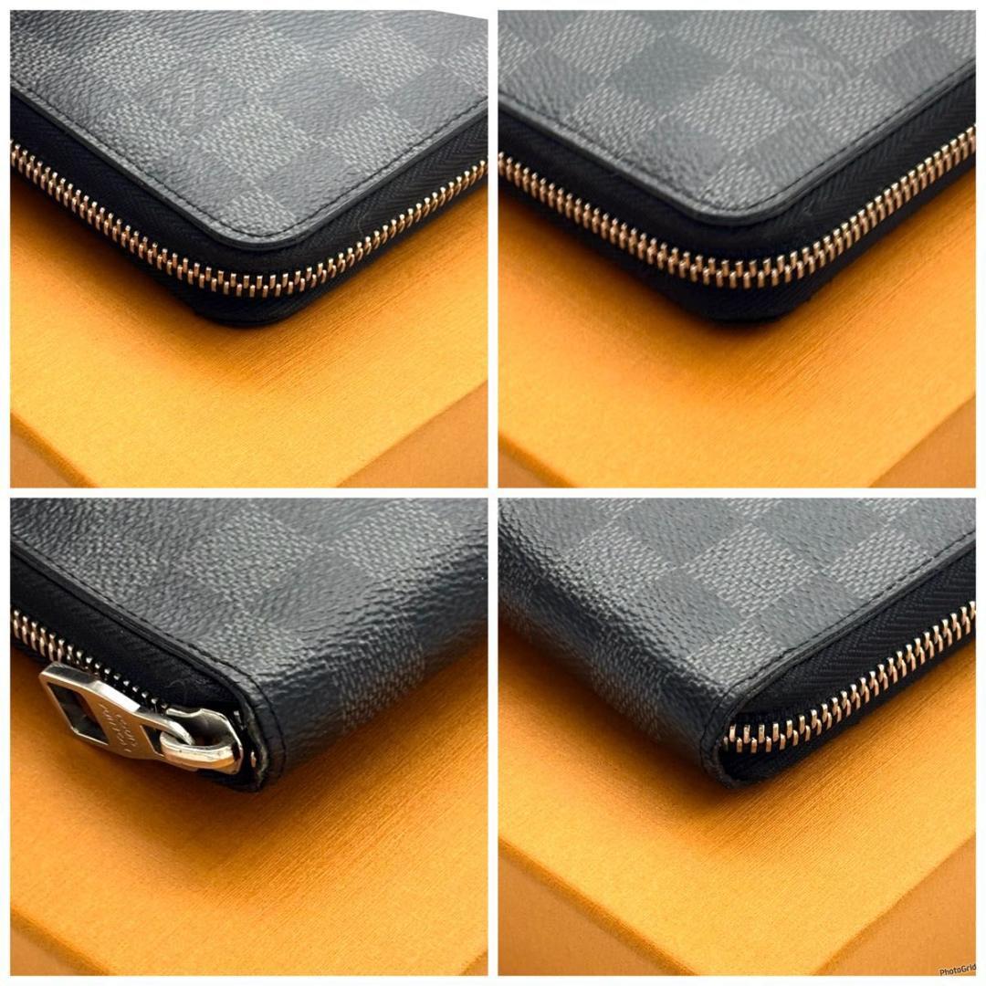 【最高級美品】ルイヴィトン ダミエ グラフィット ジッピーオーガナイザー 長財布