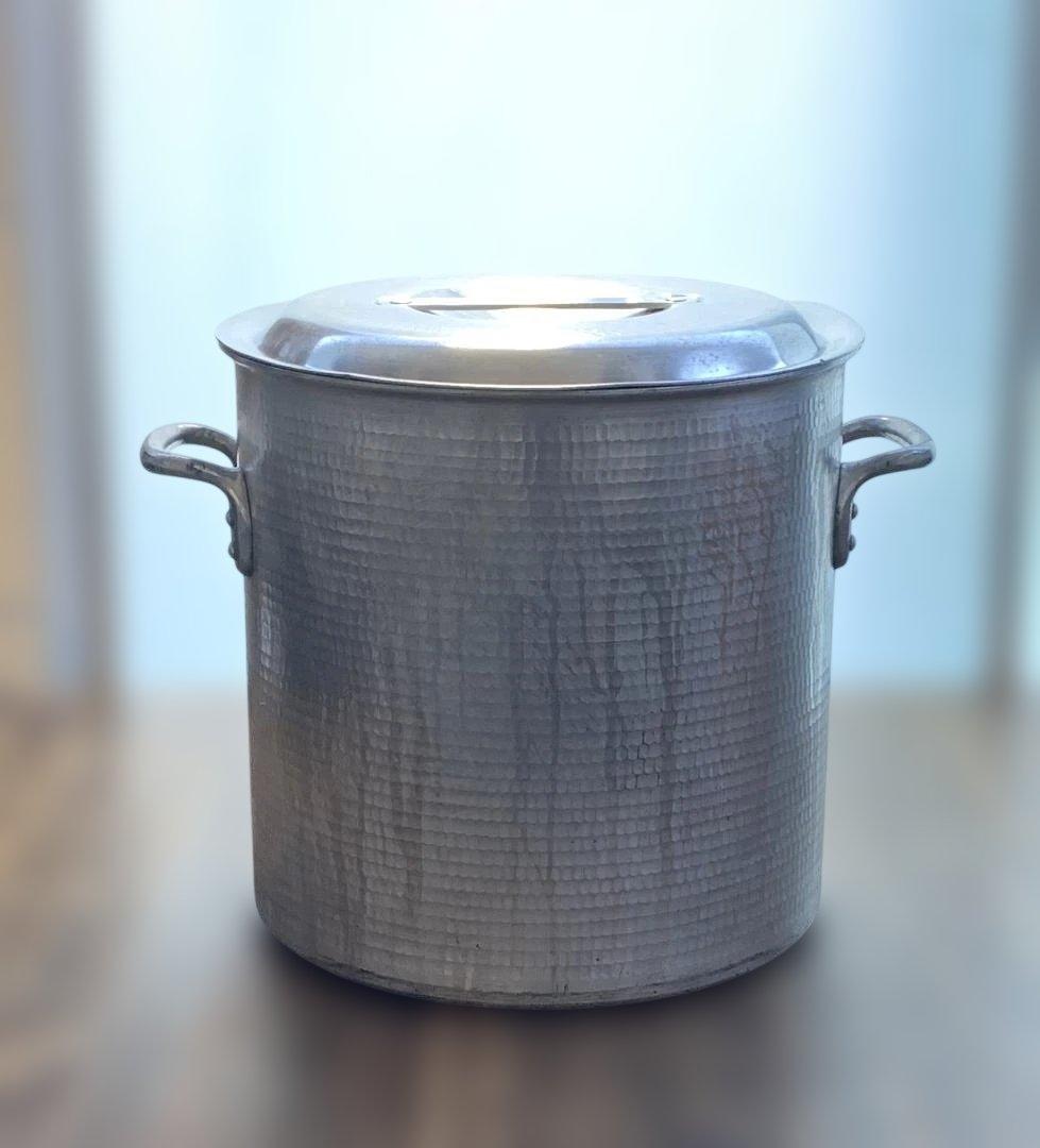 AKAO アカオアルミ DON 打出し寸胴鍋 39cm 蓋付き 業務用 店舗