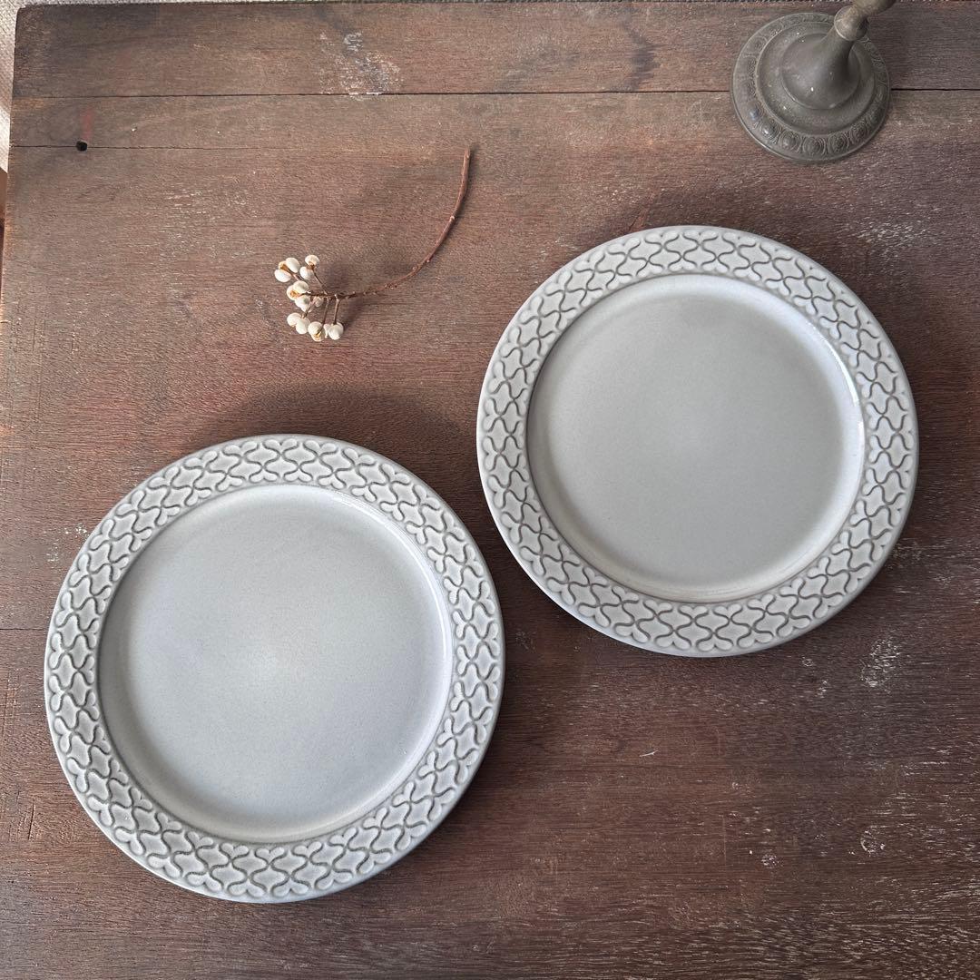 クイストゴー　コーディアル　21cmプレート2枚