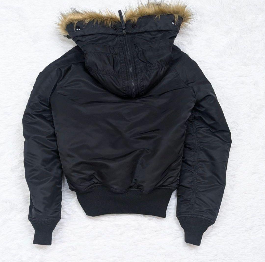 美品 グリーンレーベル別注 アルファインダストリーズ N-2B 中綿ブルゾン