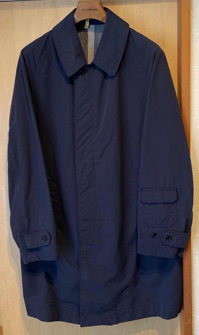 Woolrich ステンカラーコート M ネイビーBAL COLLAR COAT