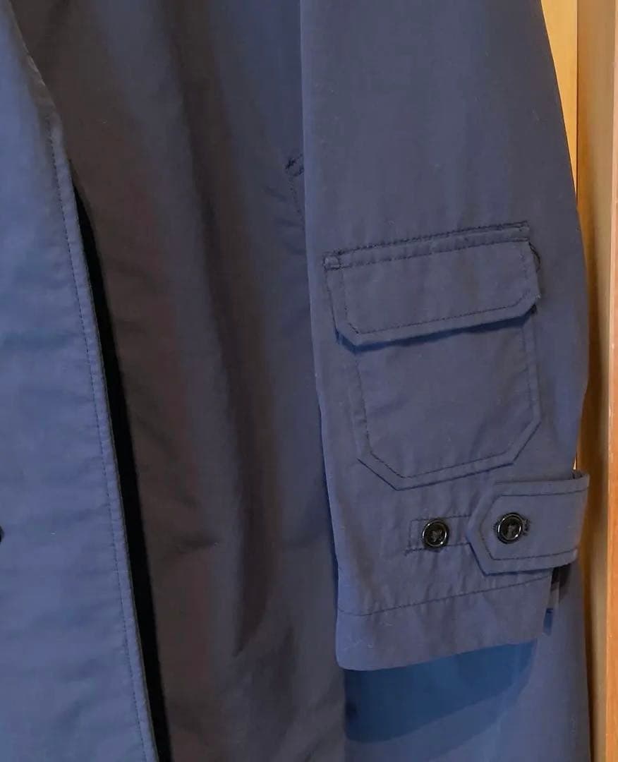 Woolrich ステンカラーコート M ネイビーBAL COLLAR COAT