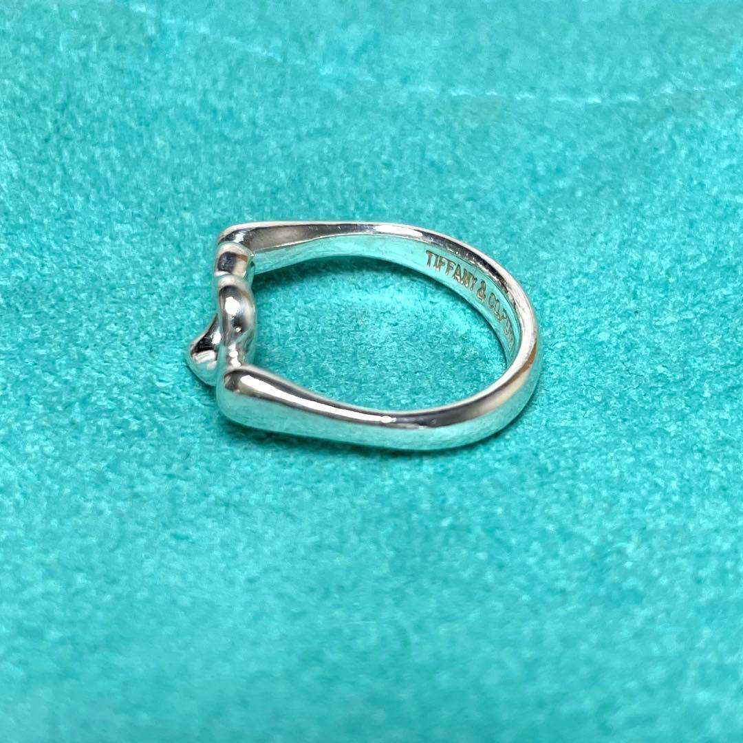 TIFFANY&Co.ティファニー　オープンハートリング　7号