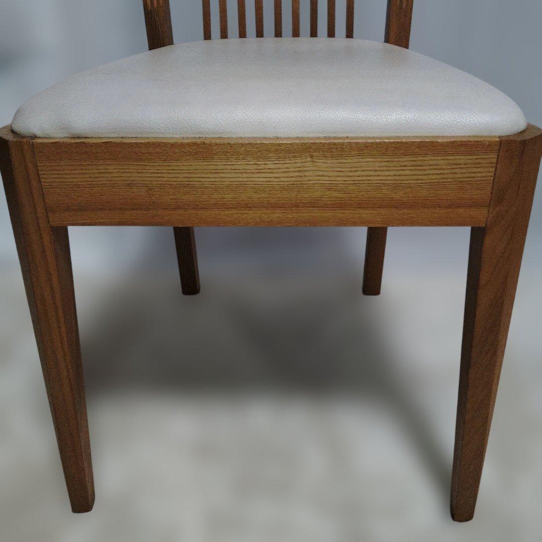 OTSUKA 大塚家具　タモ材　ハイバックチェア　椅子　１脚　木製　天然木②